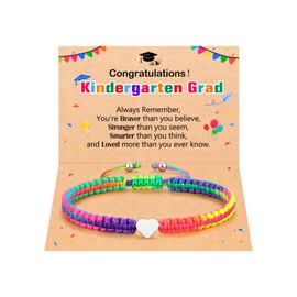 PINKDODO Best Kindergarten Kinder Graduation Decorations Gifts for Girls Kids Class of 2026 Bracelets Grad Gift for Girl
