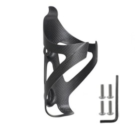 HOUSON Ultralight 3K Carbon Fiber Bicycle Water Bottle Cage, T700 Carbon Cup Holder for Road Bikes & Mountain Bikes Matte Black