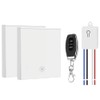 QIACHIP Light Switch and Mini Receiver Kit, 200ft RF Range,AC