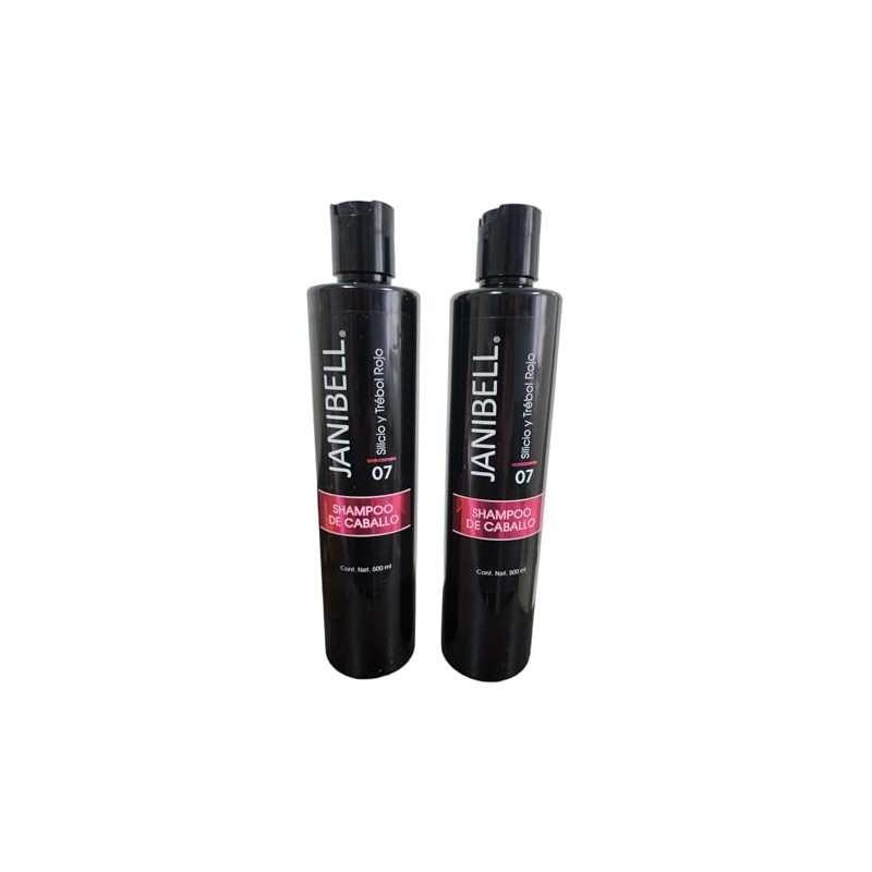 Janibell Shampoo De Caballo Janibell 500ml Crecimiento Del Cabello 2pza