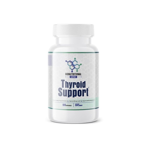 Thyroid Support - Ltyrosine, Iodine, Vitamin B12 Complex, Zinc, Selenium,