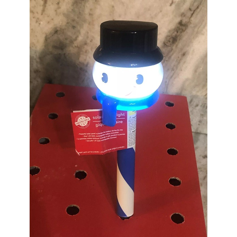 Christmas house Snowman - Christmas Thamed Solar Light Stack(1)-ShipN