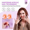 SAVILAND Acrylic Nail Kit for Beginners: White Pink Clear Acrylic