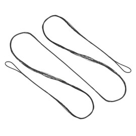 PATIKIL Recurve Bow String, Archery Bowstrings Replacement 14 Strands Longbow String for Universal Archery Equipment, Black AMO 66"(Actual 62")