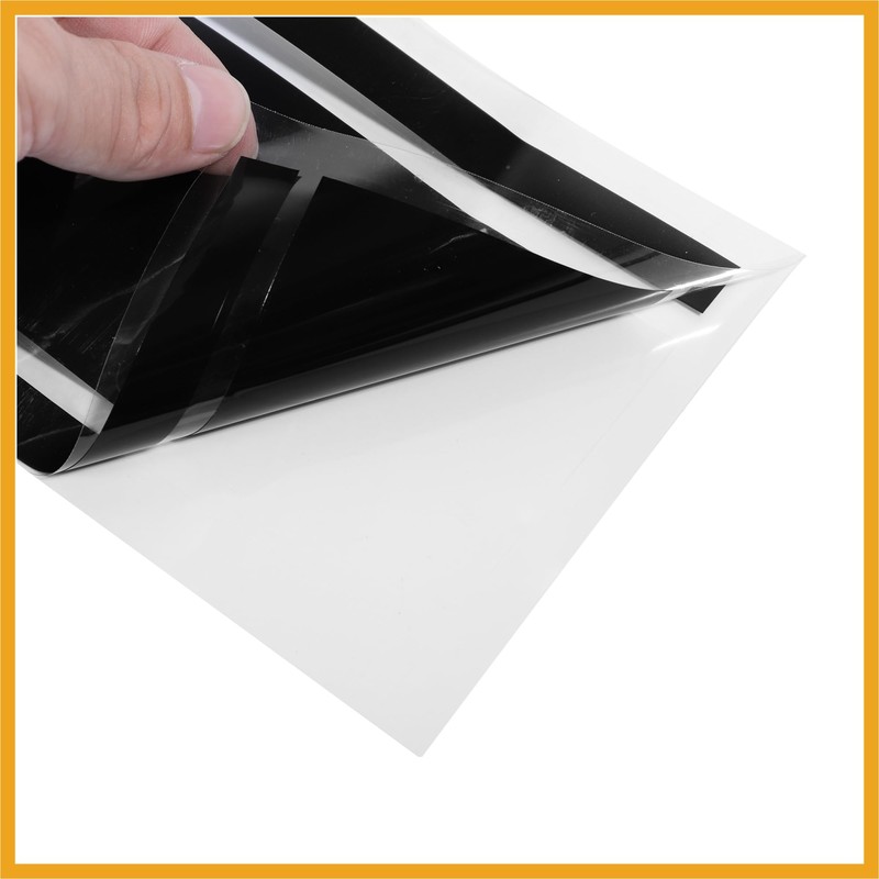 Partuto 3.94"x70.87" Car Hood Stripe Pattern Sticker Exterior Decal Black