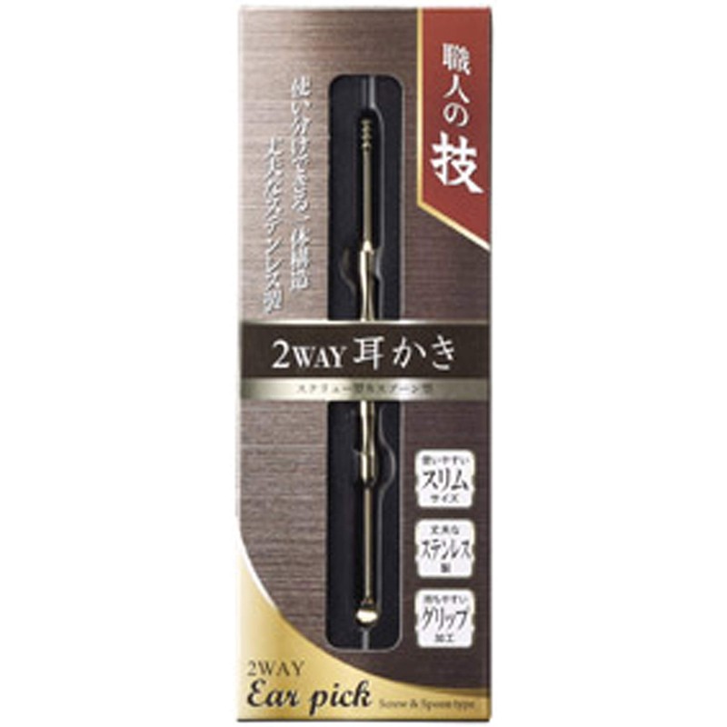 丸辰 金の 耳かき 2way 職人の技31880 One Size