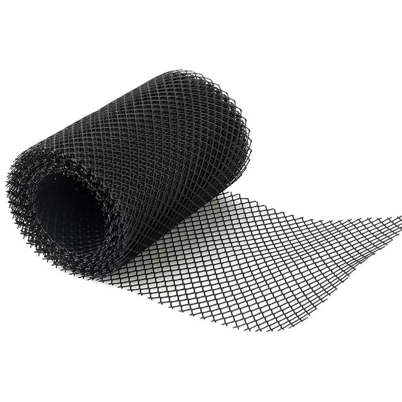 Namvo Mesh Gutter Guard,Black Plastic Gutter Leaf Guard Mesh Protection