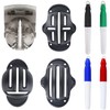 Uniclife 4 PCS Golf Ball Liner Template Golf Alignment Kit