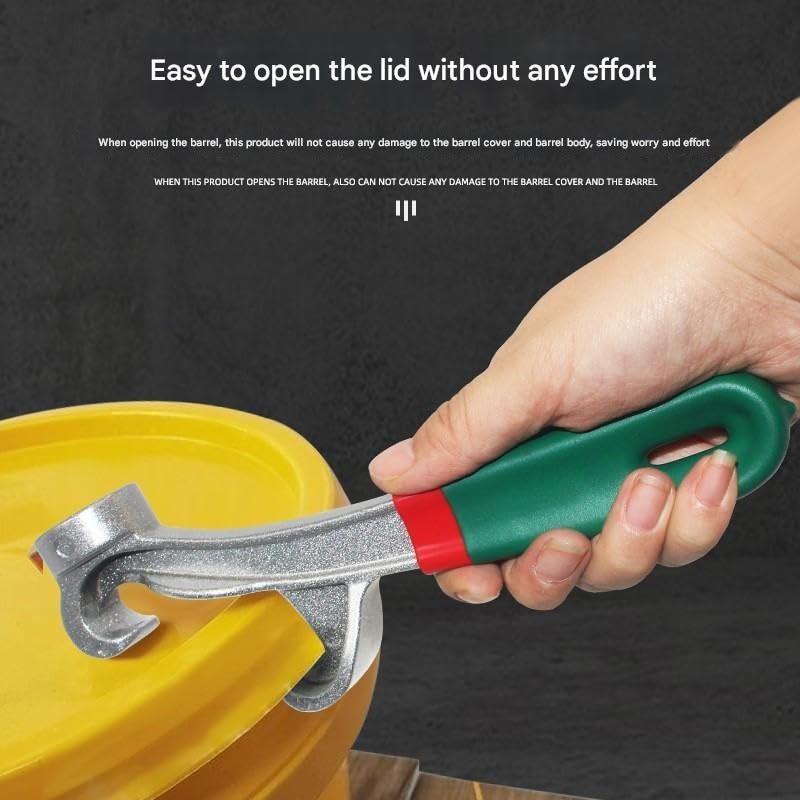 Efficient Manual Can Opener - Durable Lid Opener & Paint