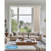 Emlaoe White Shower Curtain Rod 34-96 Inches(2.8-8ft) Adjustable Shower Rod
