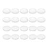 sourcing map 24Pcs 60mm/2.36" Circular Soffit Air Vents, Plastic Soffit