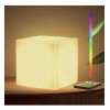 LOFTEK 7-inch LED Cube Lights: Rechargeable RGB 16 Colors Changing