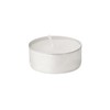 EDZARD Pack of 30 Tea Lights White Premium Wax Aluminium