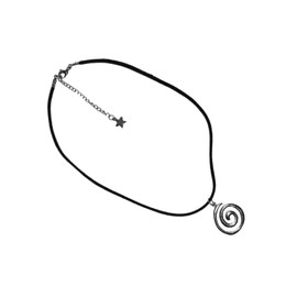 Y2K Swirl Pendant Necklace for Women Emo Necklaces Fairy Grunge Necklace Jewelry Gifts for Women (1061)