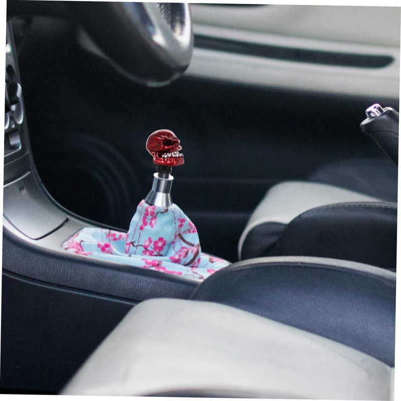 ULTECHNOVO Skull Gear Shift Knob for Manual Car Resin Knobs