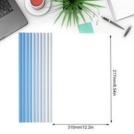 A4 Sliding Bar Binder, A4 Plastic Report Covers, Plastic A4 Sliding Bar Binder, Pack of 10 A4 Binder Sliders, Sliding Bar Binders, Clear A4 Sliding Bar Binder