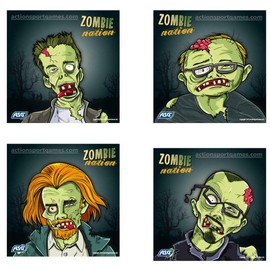 ASG Zombies Target Shooting Targets 14 cm (x100) Adult Unisex, One Size