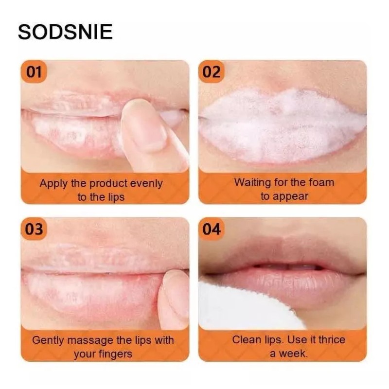 SODSNIE Mascarilla Para Labios Oscuros Aclaradora Para Labios Rosas