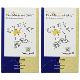 Sonnentor Tee Eine Mütze voll Schlaf - Wieder gut! Double Chamber Bag Pack of 2 (2 x 27 g) Organic