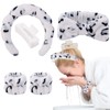 Sponge Spa Headband Wrist Band with Hair Clips Skincare Headband