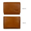 Lee 0520267 Premium Italian Leather Trifold Wallet Compact Wallet (8