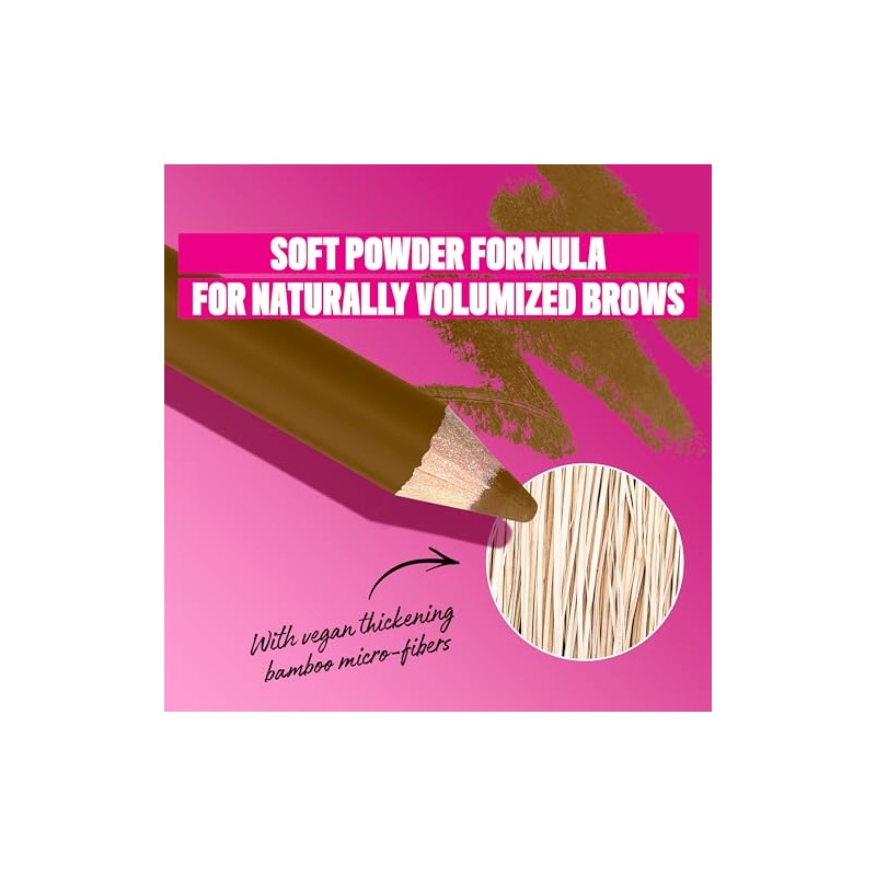 Nyx Professional Makeup, Powder Louder Brow Pencil, Lápiz de Cejas,