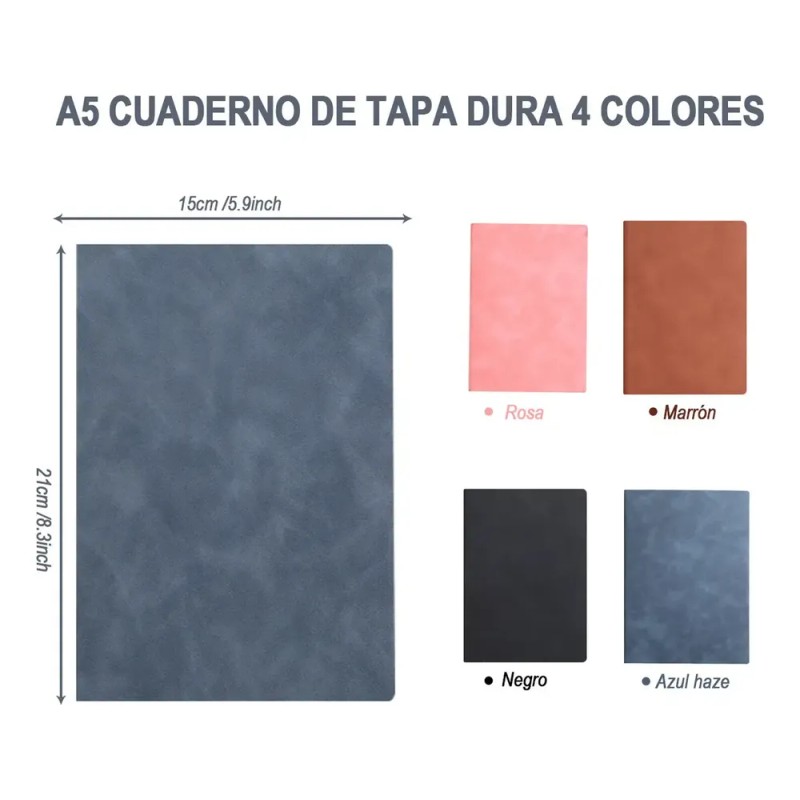 Y 4pcs Cuaderno A5 De Boceto Y Dibujo 200 Páginas