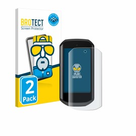 BROTECT Full Cover Protective Film Matt for Garmin Edge 1050 (Pack of 2) - Full Screen Screen Protector Film, 3D Curved, Anti-Reflection