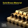 Security Door Chain Guard Solid Brass, Heavy-Duty Home Security, Sturdy