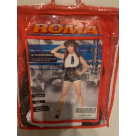 Roma New Roma Smokin’ Hot Mobster Costume Adult Size S Halter Top Sequin Tie Shorts