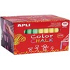 Apli 14575 - Box of 100 Chalks in Assorted Colours