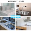 Sink Faucet Mat with Slope for Self Draining Silicone Sink
