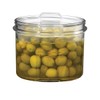 Starfrit 094497 Pickle Jar, 500 Ml Container with Strainer, Transparent
