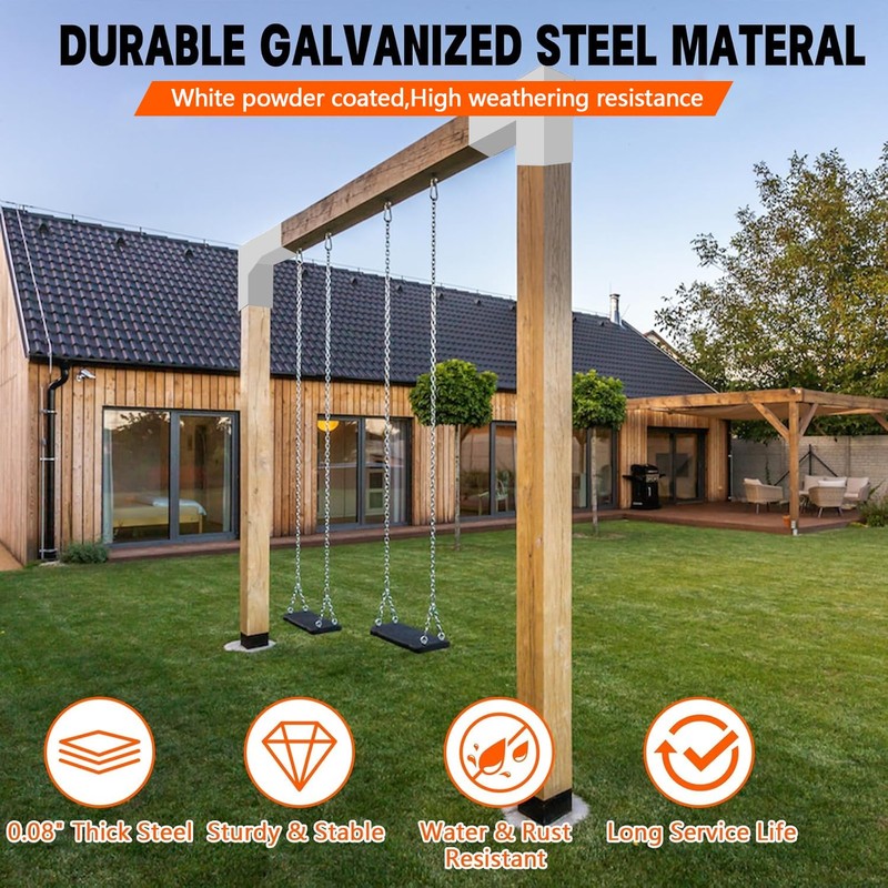 ITeVe.GD Pergola DIY Bracket Kits,2-Way L Shaped Corner Brackets for