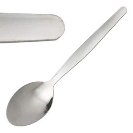 Olympia Kelso Stainless Steel Coffee Spoon, Pack of 12, Size: 115(L)mm, Beverage Tea Spoon Cutlery for Canteen Café Restaurant Bar and Home Use | CB316