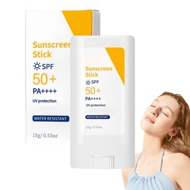 Sunscreen Stick SPF 50+,Invisible Sun Stick for Face & Body,Water Resistant,Moisturizing Sun Cream,Daily Use Waterproof Sun Block,Smei-Matte Face Sun Cr-eam,Sunscreen for Oily Skin,Day Cream Spf