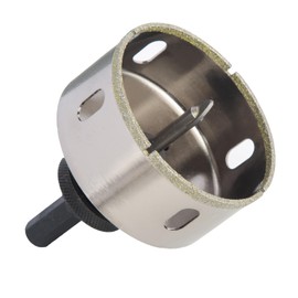HLOFIZI 3-1/2 Inch Diamond Hole Saw Tile Hole Saw for Ceramic, Tile, Glass, Granite, Porcelain, Marble, with Guiding Drill Bit