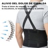 Soporte Lumbar para Hombres y Mujeres, Faja Lumbar Ajustable (M)