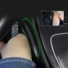 DENPETEC Leather Auto Center Console Knee Cushion Soft Pad,Automotive Soft