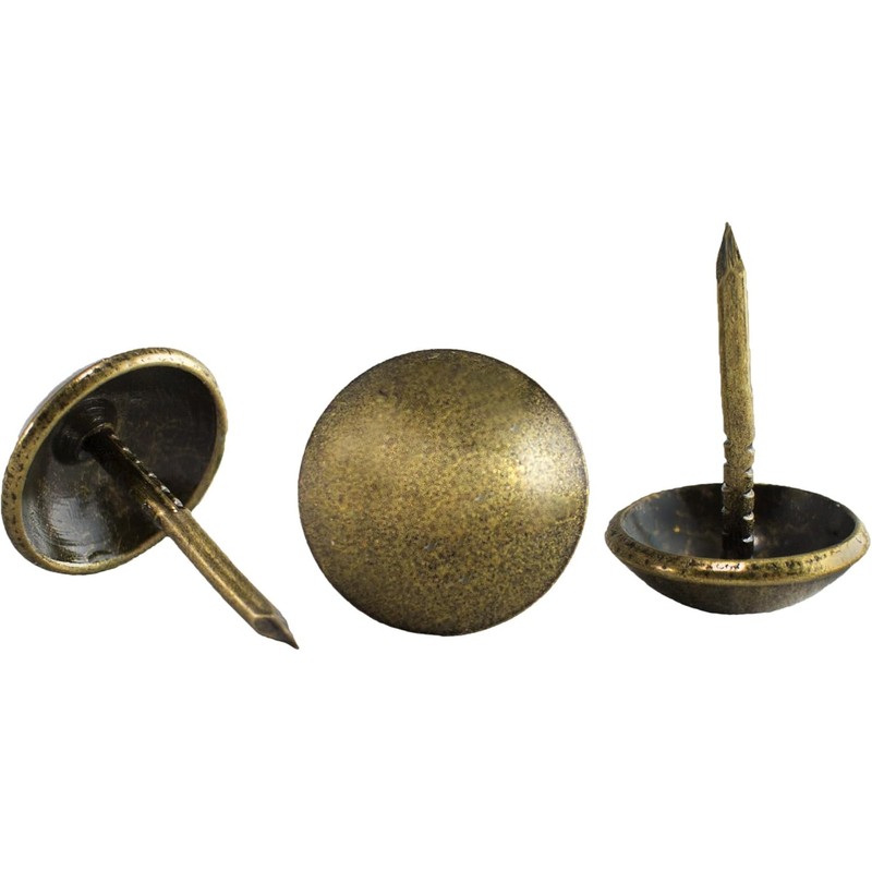 Upholstery Tacks for Furniture, Vintage Upholstery Nails, 100Pcs, ∅7/16" x
