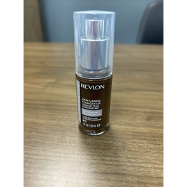 Revlon Illuminance Skin-Caring Foundation 617 Ebony w/ Hyaluronic Acid