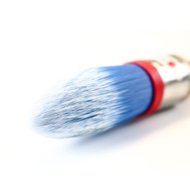 Bleu Polytop Polytop Brush Blue No. 4 / Made in France/Eco-Responsible/Ideal for Paints and Exterior Varnishes, Terrace, Walls, Surfaces, Handmade, Reusable, Professional