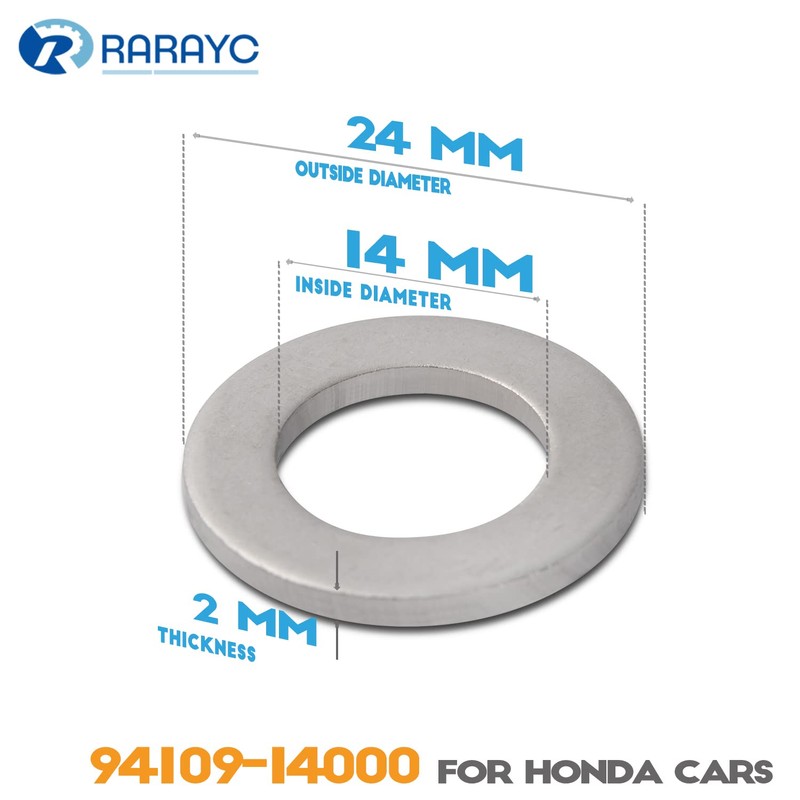 50 pcs Oil Crush Washers Drain Plug Gaskets Replacement for