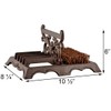 Dual Esschert Design Cast Iron Boot Brushes with Scrapers