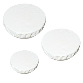 3 PCS Reusable Bowl Covers for Bread - Cotton Bowl Covers - Cloth Bowl Covers - Elastic Food Storage Covers,Sustainable Food Storage Cotton Bread Lids for Leftover, Fruit, Salads