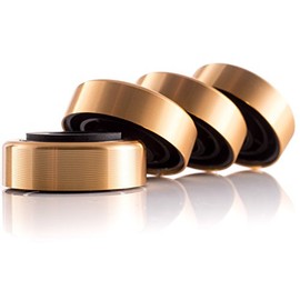 Hifi Lab Aluminium Feet 30x11 Gold Audio Devices Feet Aluminium 4 x Absorbent