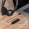 BINNUNE USB Headset with Microphone for Laptop PC Cell Phone