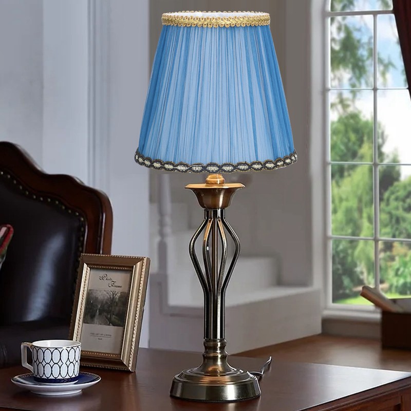 3PCS Cloth Lamp Shade E14 ClipOn Lampshade for Candle Chandelier