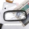 HiChange Clear Pencil Case (Black with Ruler Set)