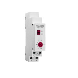 Grässlin 18.13.0001.1 Trealux 450 – Stair Light Timer Switch for Indoor and Outdoor Use, 230 V 3 or 4 Wire Mounting on DIN Rail